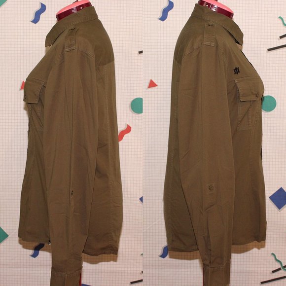 Dtox olive green shirt - Picture 3 of 8